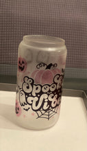 Load image into Gallery viewer, Spooky Vibes Beer Can Glass
