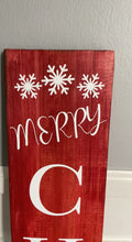 Load and play video in Gallery viewer, Merry Christmas Porch Wood Sign
